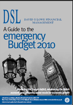 Emergency Budget Report 2010